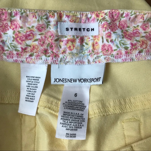 Jones New York Yellow Flared Dress Pants - Picture 3 of 3